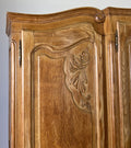 Wardrobe Vintage French Louis XVI Style Oak Four Door Carved Armoire LOT 63844
