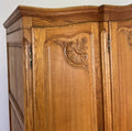 Wardrobe Vintage French Louis XVI Style Oak Four Door Carved Armoire LOT 63992