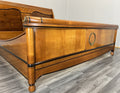 Bed Vintage French Ehalt Super King Size 180cm x 200cm Walnut Bed Frame LOT 46118
