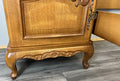 Bed Vintage French Louis XVI Double Bed Frame with Bedside Tables  LOT 46218