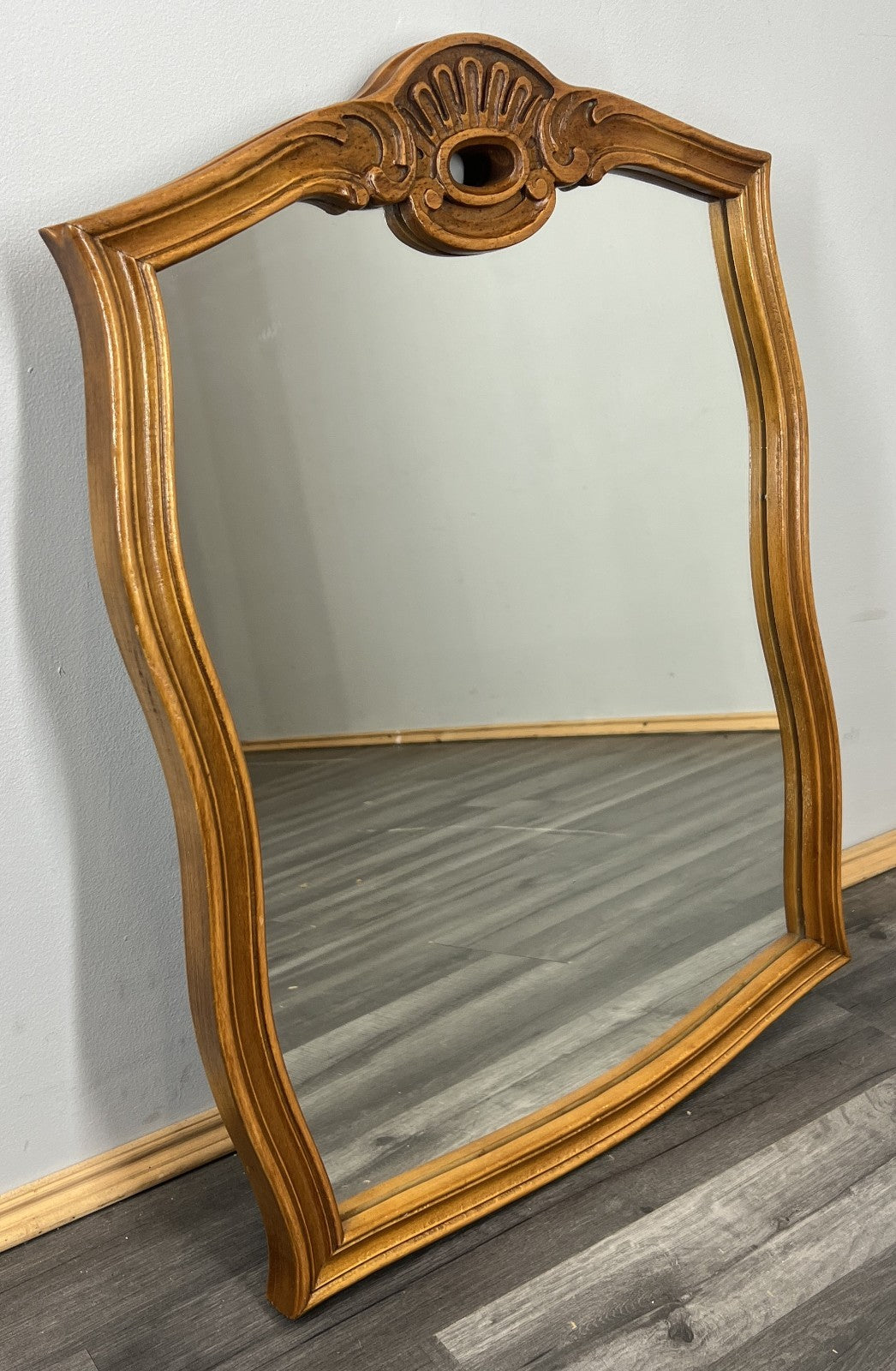 Vintage French Style Carved Wall Mirror Ornate Wall Frame LOT 45040