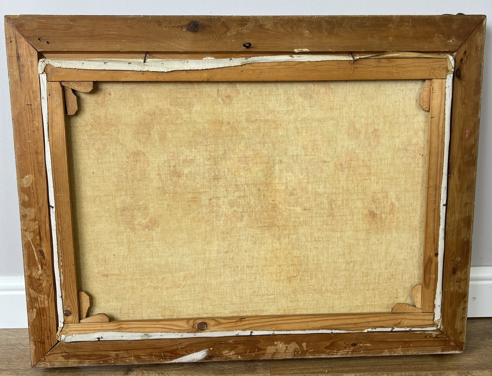 Oil Painting Vintage French Style Signed Floral Gilt Frame Wall Art LOT 61149