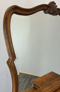 Vintage Dressing Table with Mirror French Oak Louis Vanity Table Makeup LOT 45702
