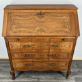 Secretaire Writing Desk Vintage French Louis Oak Rare Bureaux Cabinet LOT 44630