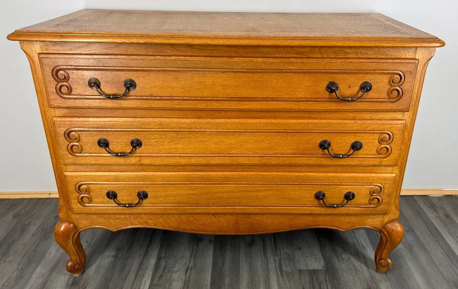 Chest of Drawers Vintage French Louis XIV Sideboard Carved Cabinet LOT 31942