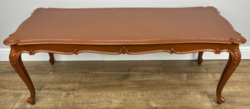 Coffee Table Vintage French Louis Style Carved Coffee Table LOT 49690