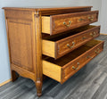 Chest of Drawers Vintage French Louis XVI Style Oak 3 Drawers Cabinet LOT 377010