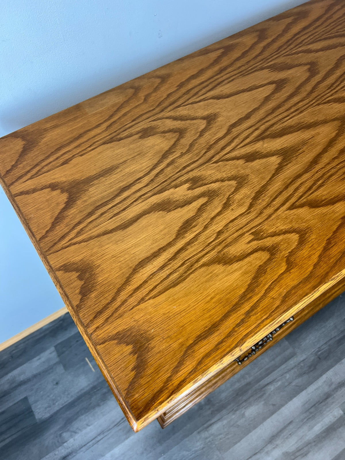 Chest of Drawers Vintage French 3 Drawers Cabinet with Brass Handles LOT 44757