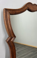 Vintage French Style Carved Oak Wall Mirror Ornate Wall Frame LOT 45423