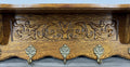 French Vintage Coat Rack Oak 5 Hooks Ornate Wall Shelf Carved Coat LOT 44432