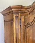 Wardrobe Vintage French Style Oak Two Door Bedroom Storage Armoire LOT 6489