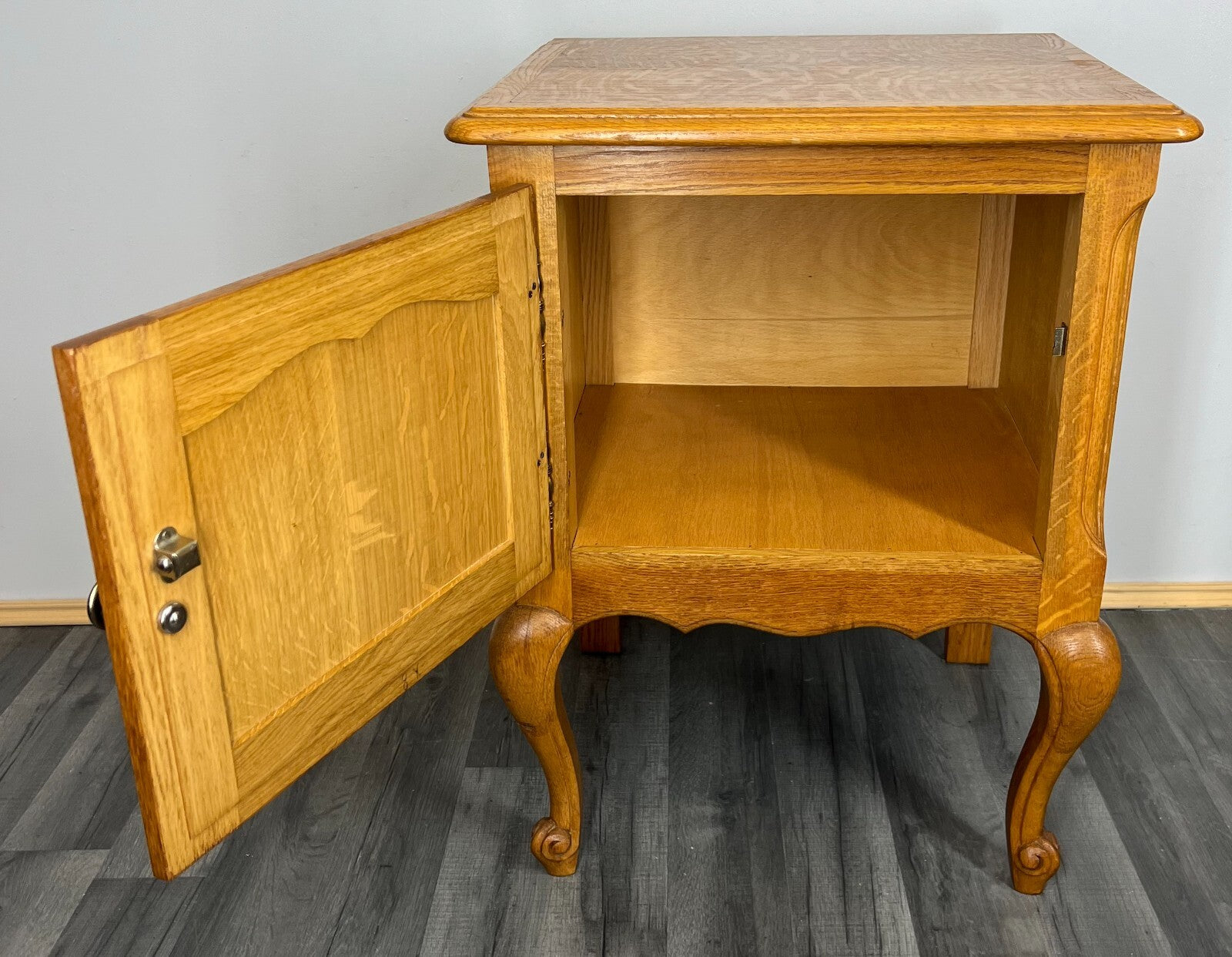 Pair of Bedside Tables Vintage French Louis XVI Style Cabinets Storage LOT 28698