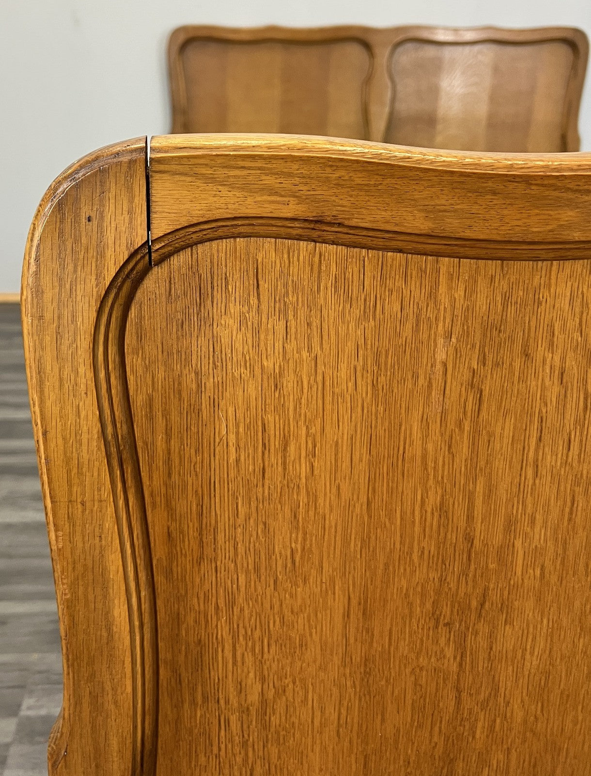 Bed Vintage French Louis XVI Single Bed Frame Carved Headboard LOT 47036