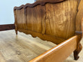 Bed Vintage French Louis XVI Double Bed Frame Oak Carved Headboard LOT 49149