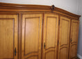 Wardrobe Vintage French Louis XVI Style Five Door Carved Armoire LOT 49903