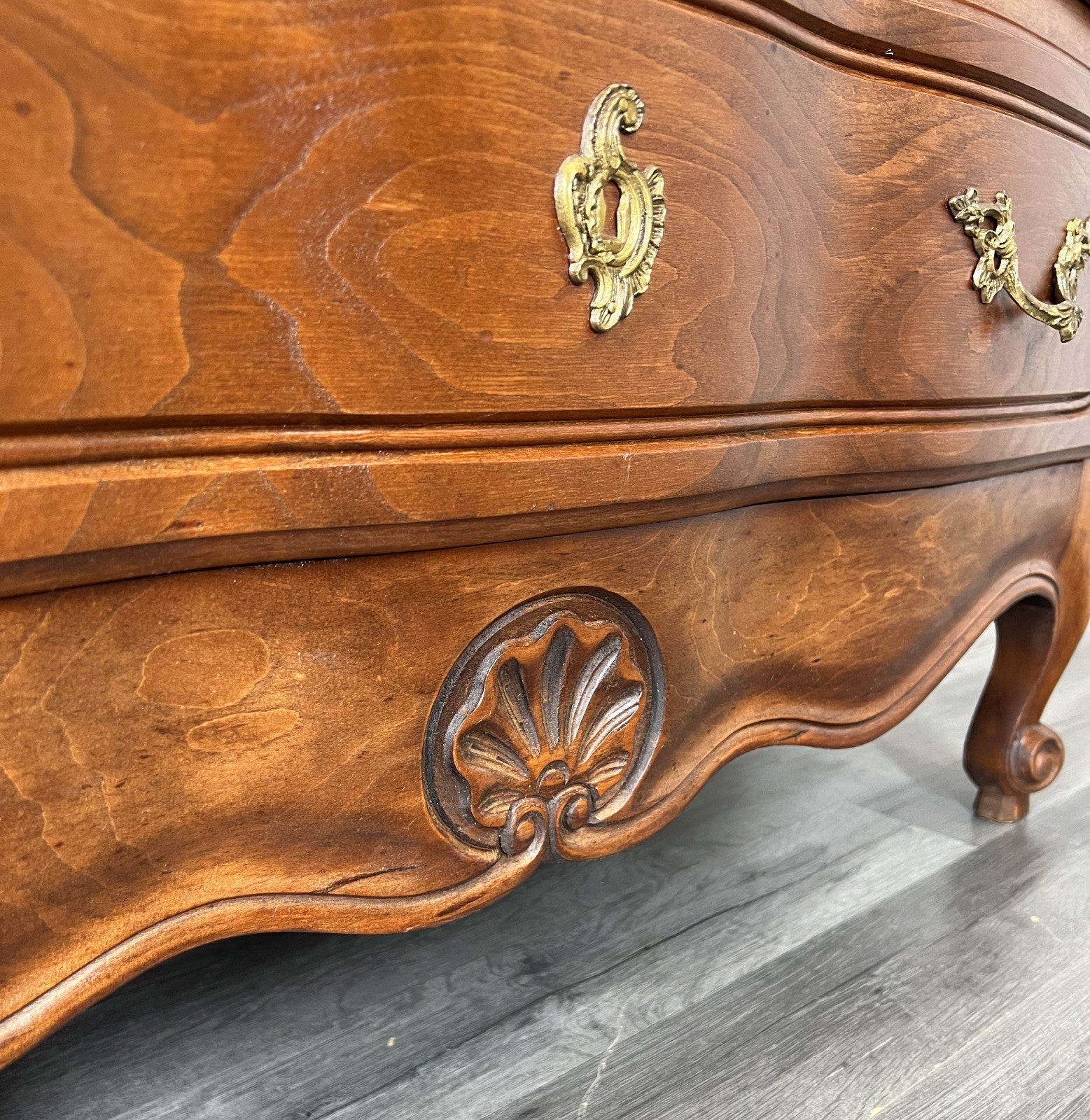 Chest of Drawers Vintage French Louis XVI Style with 3 Drawers Cabinet LOT 44675