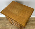 Chest of Drawers Vintage French Louis Oak 4 Drawers Carved Cabinet LOT 62318