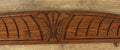 Pediment Antique French Style Carved Oak Decorative Crest Panel LOT 61812