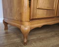 Wardrobe Vintage French Louis XVI Style Five Door Carved Armoire LOT 60097