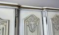 Wardrobe Vintage French Shabby Chic Five Door Carved Armoire Cabinet LOT 61217