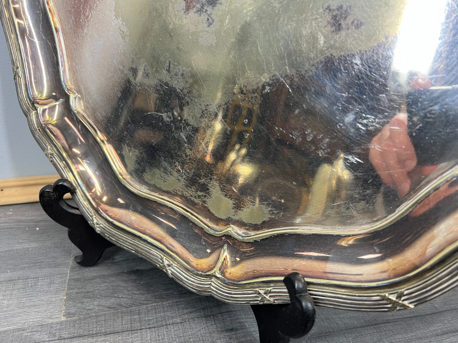 Vintage French Tea and Coffee Set Silver Plated 6-Piece with Tray LOT 441716