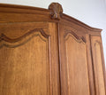 Wardrobe Vintage French Louis XVI Style Four Door Oak Carved Armoire LOT 64124