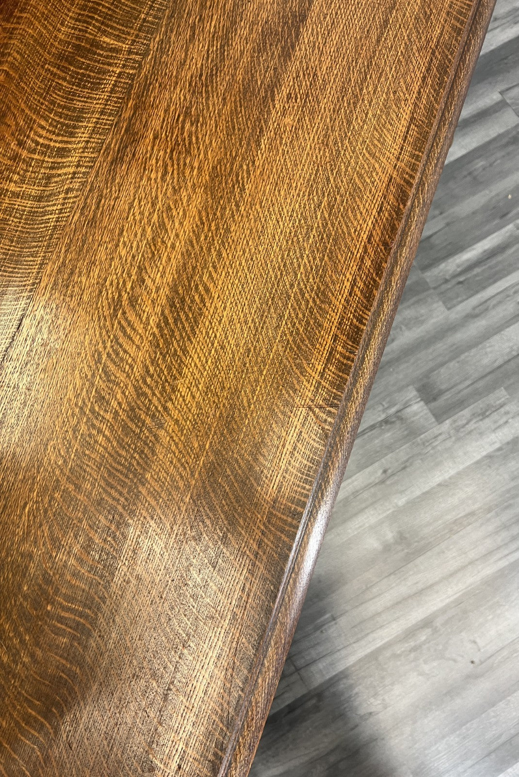 Vintage Dressing Table with Mirror French Louis Oak Vanity Table Makeup LOT 451914