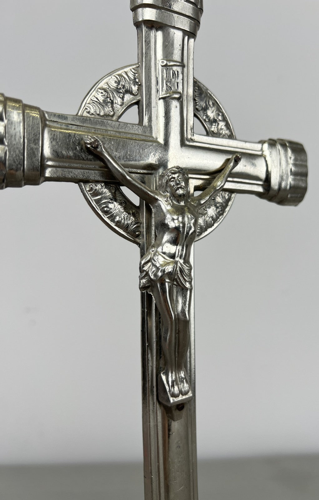 Crucifix Vintage French Style Metal Ornate Religious Cross LOT 64215