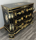 Cabinet Vintage French Style Painted Floral 3 Drawer Chest Sideboard LOT 43972