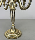 Pair of Candelabras Vintage French Style Metal Five Arm Candle Holders LOT 6483