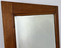 Mirror Antique French Style Wall Mirror Oak Carved Decorative Frame LOT 61971