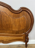 Footboard Antique French Style Walnut Double Bed Carved Footboard LOT 64476