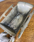 Figurine Horse Cart Vintage Style Metal Horse Drawn Wagon Sculpture LOT 46789