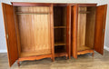 Wardrobe Vintage French Louis XVI Style Five Door Carved Armoire LOT 48459