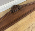 Pediment Antique French Style Walnut Hand Carved Decorative Crest LOT 61676