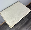 Bedside Table Vintage French Shabby Chic Painted Drawer Carved Cabinet LOT 4042