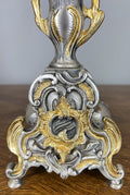 Lancini Imperial Ormolu Gilt Brass Mantle Clock with Candelabras  LOT 464115