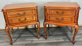 Pair of Bedside Tables Vintage French Louis XVI Nightstands Cabinets LOT 44482
