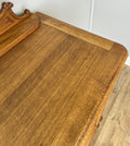 Sideboard Vintage French Louis Style Oak 4 Door Cupboard Carved Cabinet LOT 636213