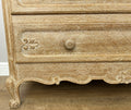 Chest of Drawers Vintage French Louis Oak 2 Drawers Carved Cabinet LOT 64065