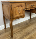 Cabinet Vintage French Louis XVI Style Carved Desk Oak Sideboard LOT 49255