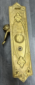 Wall Candle Holder Vintage French Style Sconce Pair Brass Cherub LOT 466512