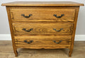 Chest of Drawers Vintage French Louis Oak 3 Drawers Carved Cabinet LOT 62562