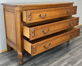 Chest of Drawers Vintage French Louis Oak 3 Drawers Carved Cabinet LOT 447412