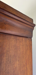 Wardrobe Antique French Style Mahogany Hidden Drawer Mirrored Armoire LOT 614813
