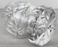 Carafe Set Vintage Style Crystal Cut 6 Shot Glasses and Tray LOT 6436