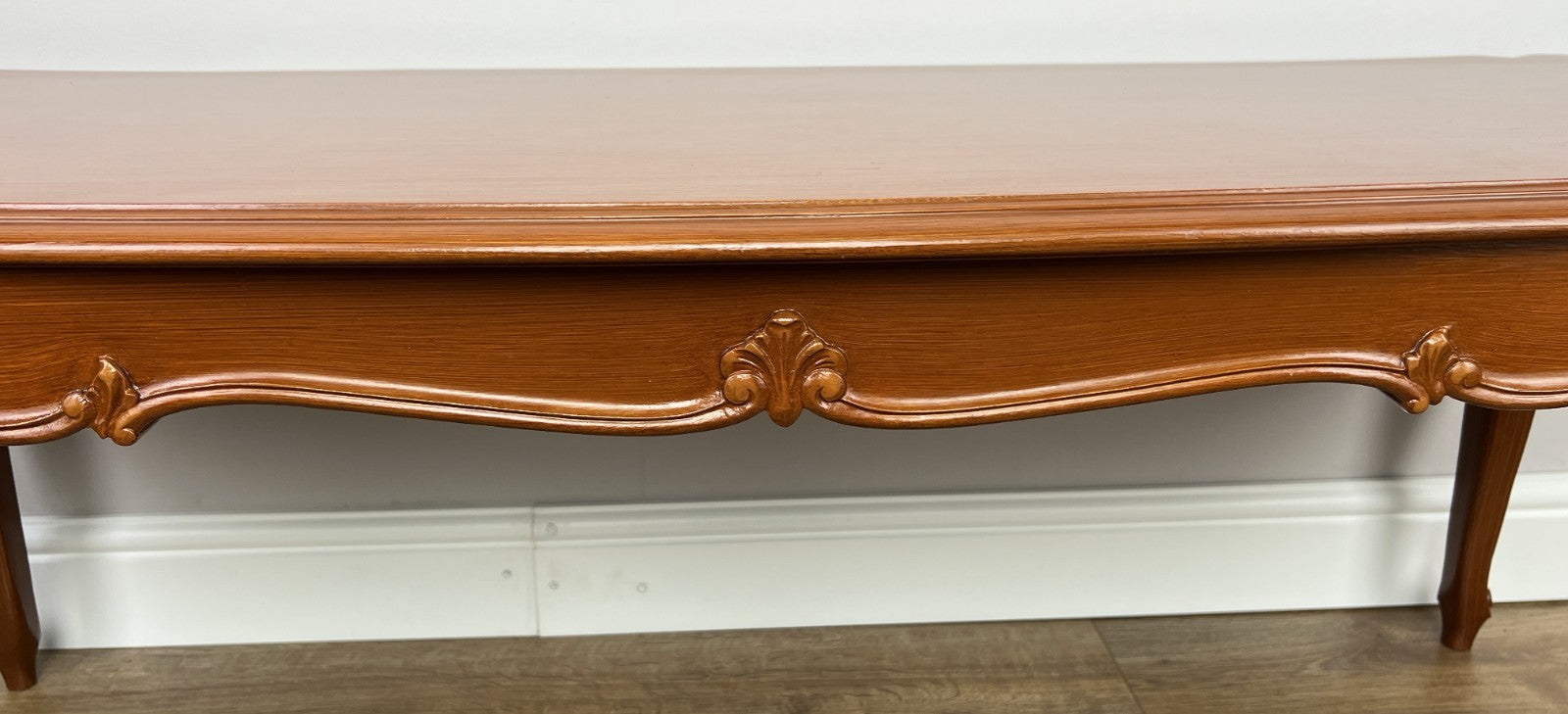 Coffee Table Vintage French Louis Style Carved Coffee Table LOT 49693