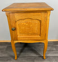 Bedside Table Vintage French Louis XVI Style Oak Cabinet Nightstand LOT 37280