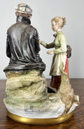 Figurines Vintage Style Italian Handmade Porcelain Couple Scene LOT 475611