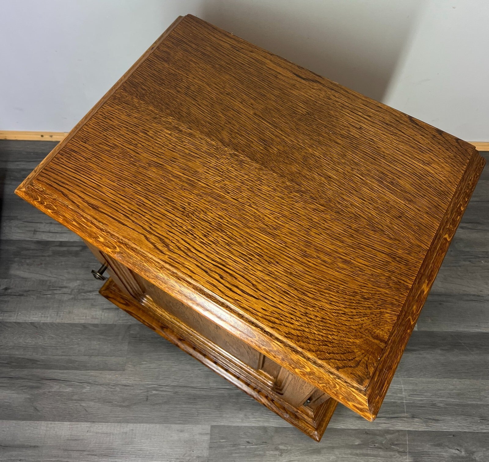 Pair of Bedside Tables Vintage French Style Cupboards Carved Cabinets LOT 31507